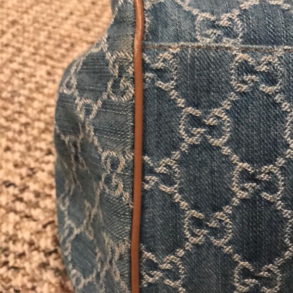 Gucci Boston Sukey Denim Bag - Picture 6 of 15